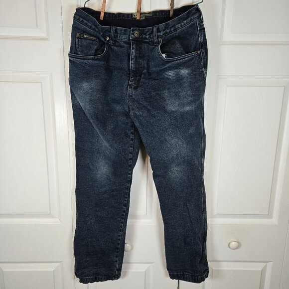 B.C. Clothing Thick Winter Lined Jeans - Picture 1 of 7